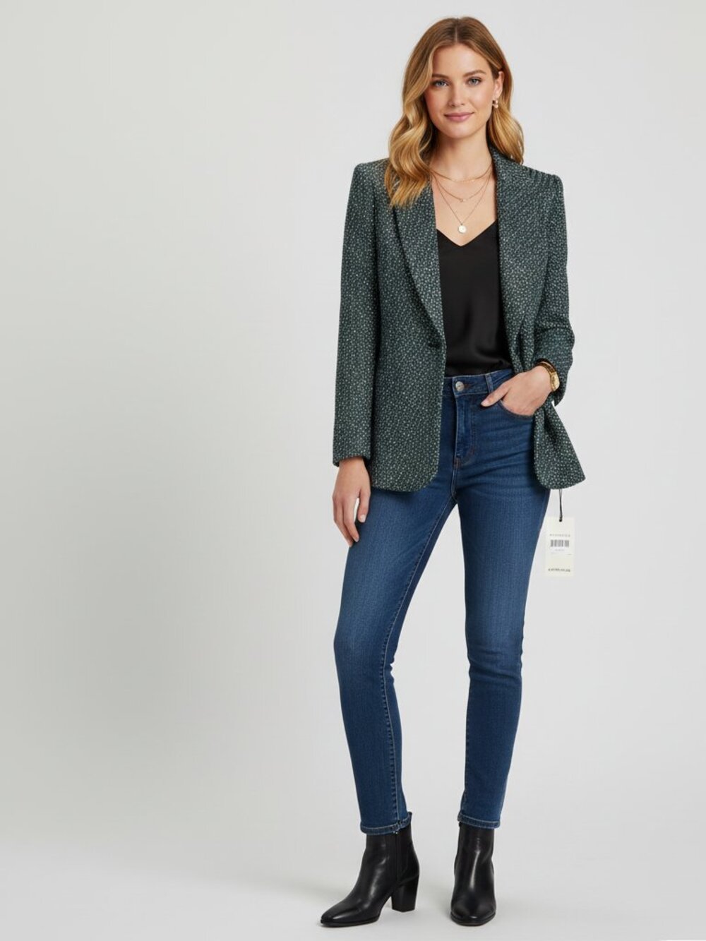 Tuckernuck Basalt Tweed Windsor Blazer NWT XS Quiet Luxury Preppy Jacket